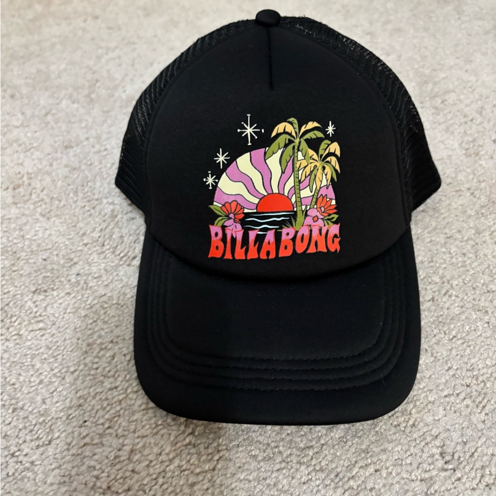 Billabong Black Mesh Trucker Hat